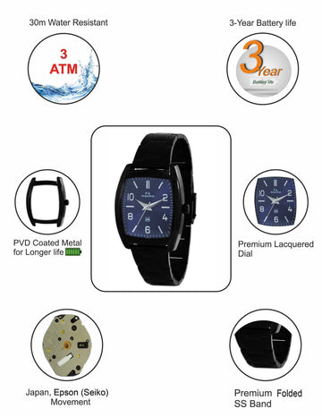 Maxima ATTIVO Men Blue Dial Analogue Watch - 49941CAGB